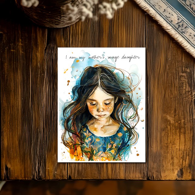 Savage Daughter Postcard (Creator Uploaded)