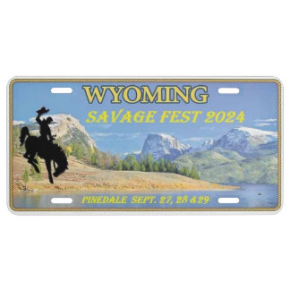 Savage Fest 2024 license plate