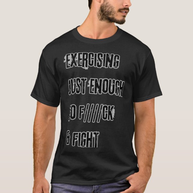 Savage Gym Quote Funny Workout Streetwear Design   T-Shirt (Front)