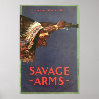 savage logo no. 61 poster