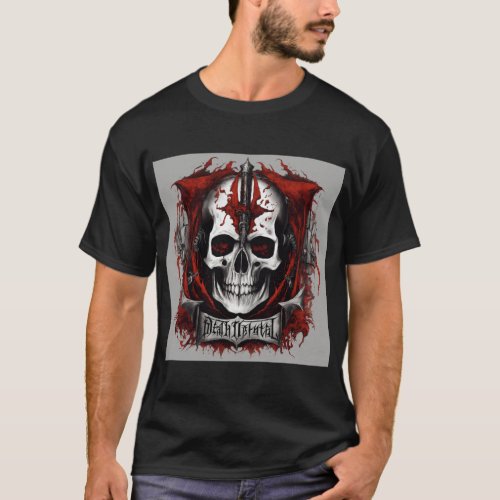 Savage Metal Reaper Tee Embrace the Darkness T_Shirt
