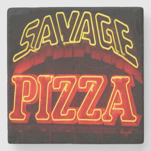Savage Pizza Little 5 Points Atlanta Coaster