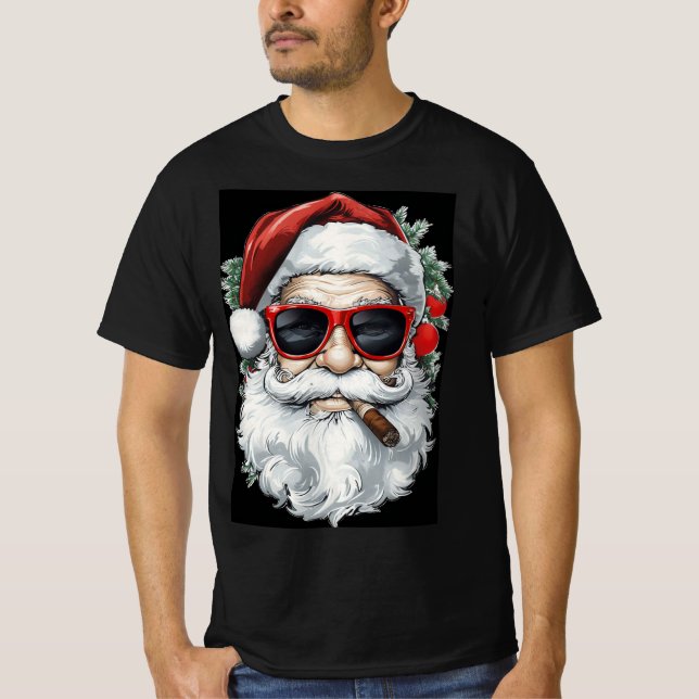 Savage Santa customized T Shirt (Front)