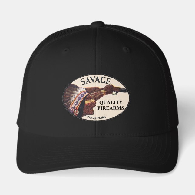 Savage Screaming Indian Truckers Hat (Front)
