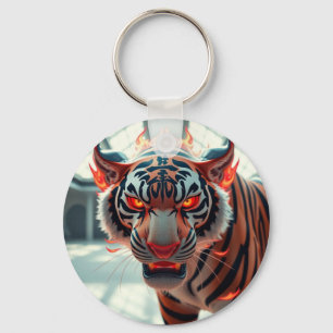 Savage Tiger Keychain