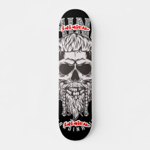 Savage Viking Skull Skateboard