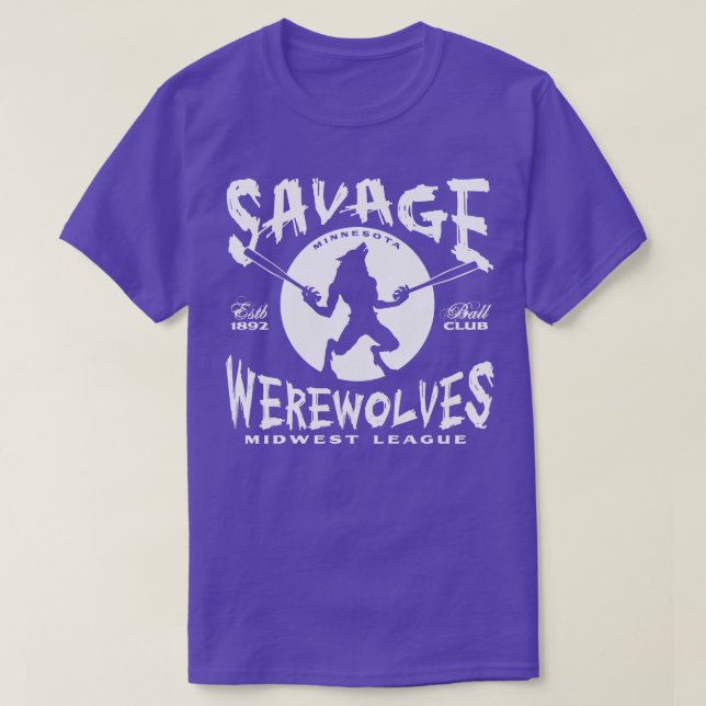 Savage Werewolves T-Shirt (Design Front)