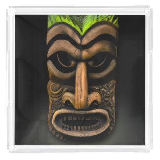 Savagely Sophisticated Tiki Acrylic Tray