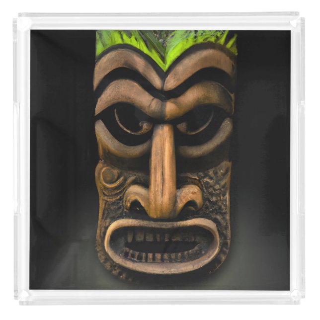Savagely Sophisticated Tiki Acrylic Tray (Front)