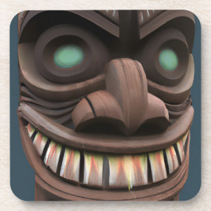 Savagely Sophisticated Tiki Beverage Coaster