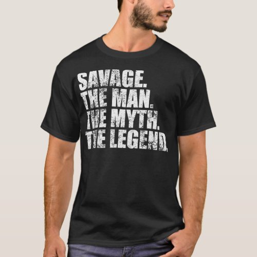 SavageSavage Family name Savage last Name Savage S T_Shirt