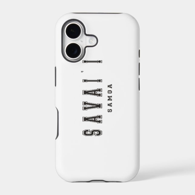 Savaii Samoa Iphone Case (Back)