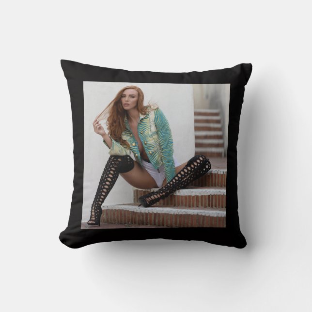 Savanasushi Throw Pillow (Front)