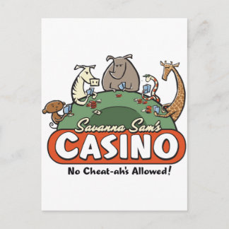 Savanna Casino Postcard