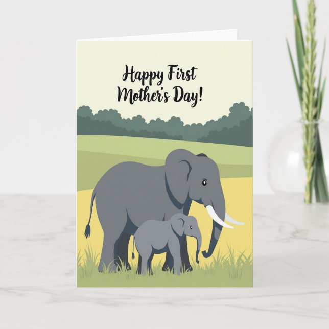 Savanna First Mothers Day Card (Front)