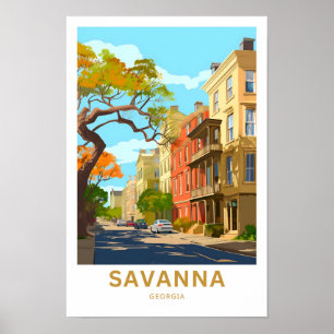 Savanna Georgia Travel Print