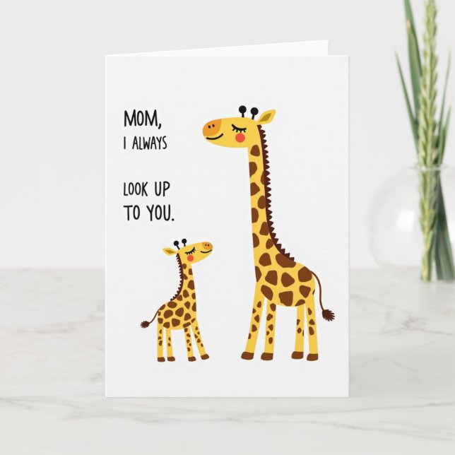 Savanna Mom Love You Card (Front)