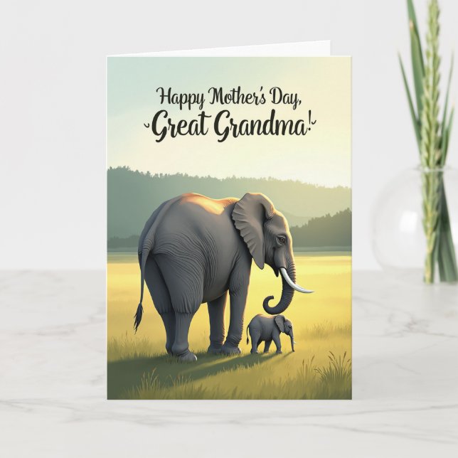 Savanna Mothers Day Legacy Card (Front)