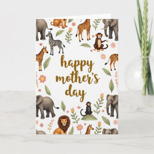 Savanna Mothers Day Scene Card