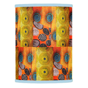 Savanna Remix: Afrocentric Color Block Lamp Shade