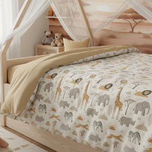Savanna Sunrise Safari Pattern ID1259 Duvet Cover