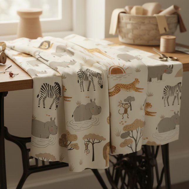 Savanna Sunrise Safari Pattern ID1259 Fabric (Creator Uploaded)
