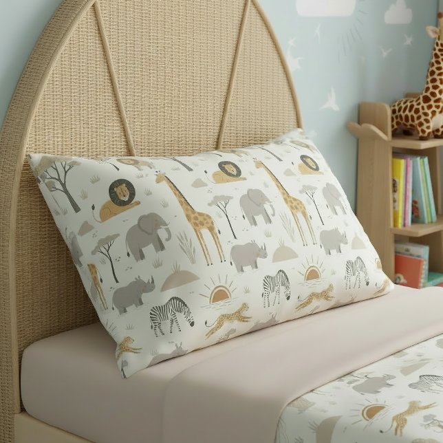Savanna Sunrise Safari Pattern ID1259 Pillow Case (Creator Uploaded)