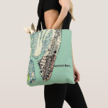 Savannah Beach - Tybee Island Shoulder Tote<br><div class="desc">Wonderful map of Savannah Beach - Tybee Island,  Georgia repurposed on a shoulder tote.  The map can be re-positioned and also added to the back... and the bag can be personalized!</div>
