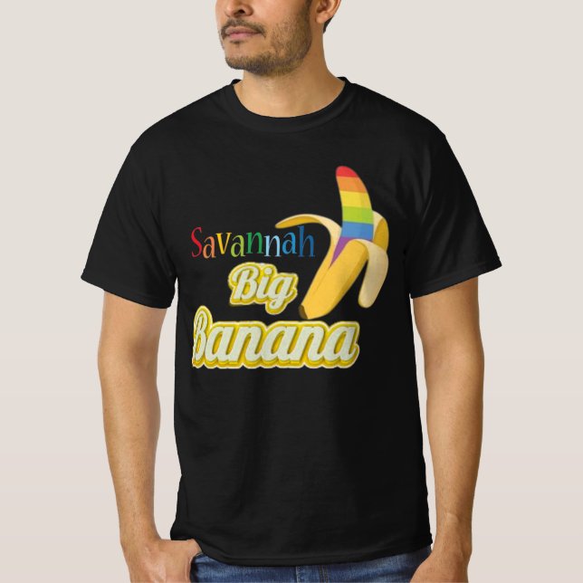 Savannah Big Gay Banana T-Shirt (Front)
