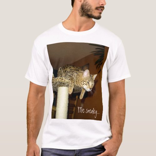 Savannah Cat Sneaky Shirt