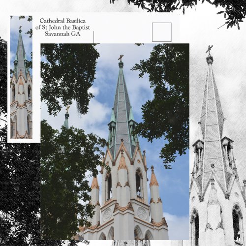 Savannah Cathedral Basilica of St John the Baptist Postcard