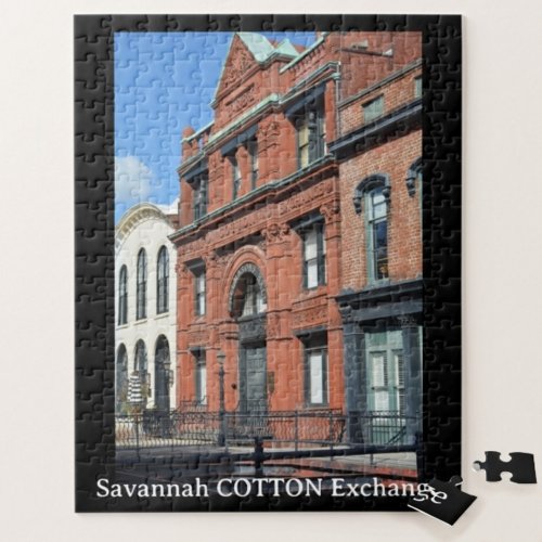 Savannah Cotton Exchange Photographic Jigsaw Puzzle