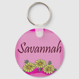 Savannah Daisy Keychain