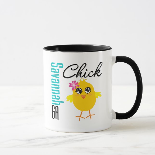 Savannah GA Chick Mug (Right)