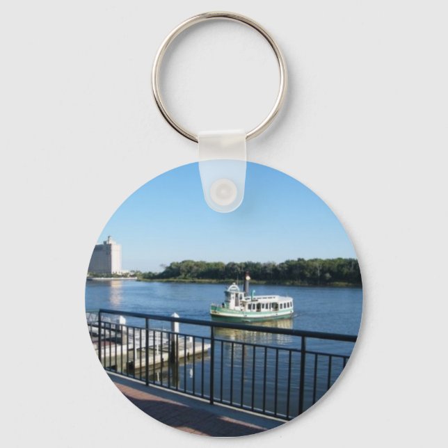 "SAVANNAH, GA" KEYCHAIN (Front)