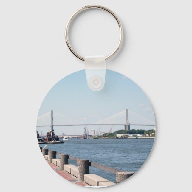 Savannah, GA Keychain (Front)