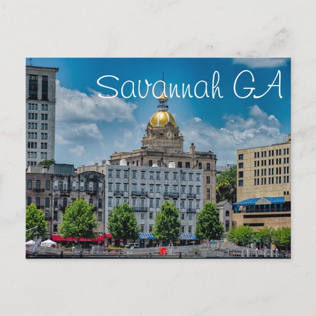 Savannah GA Postcard (Front)