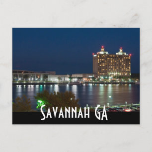 Savannah GA Postcard