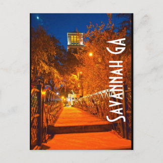 Savannah GA Postcard