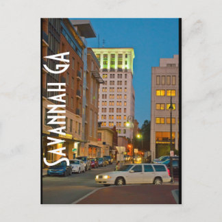Savannah GA Postcard