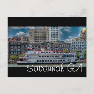 Savannah GA Postcard