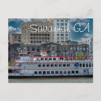 Savannah GA Postcard