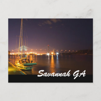 Savannah GA Postcard