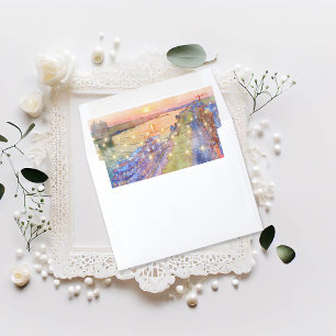 Savannah GA River Street Sunset Envelope Liner