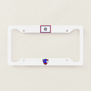 Savannah (Georgia) city flag License Plate Frame