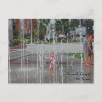 Savannah, Georgia - Ellis Square Post Card