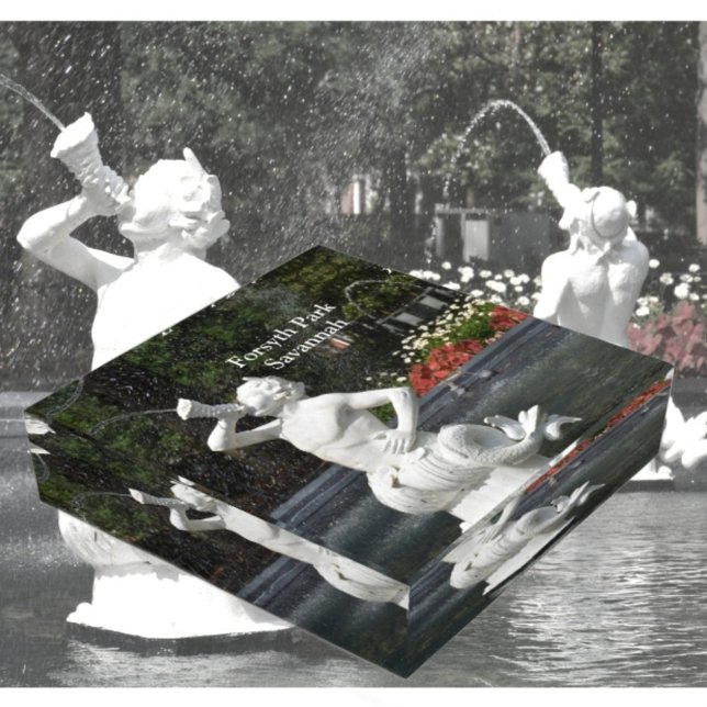 Savannah Georgia Forsyth Park Fountain Triton Paperweight (Creator Uploaded)