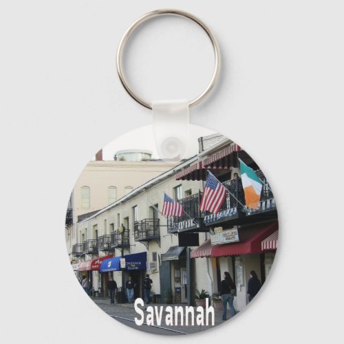 Savannah Georgia GA Keychain