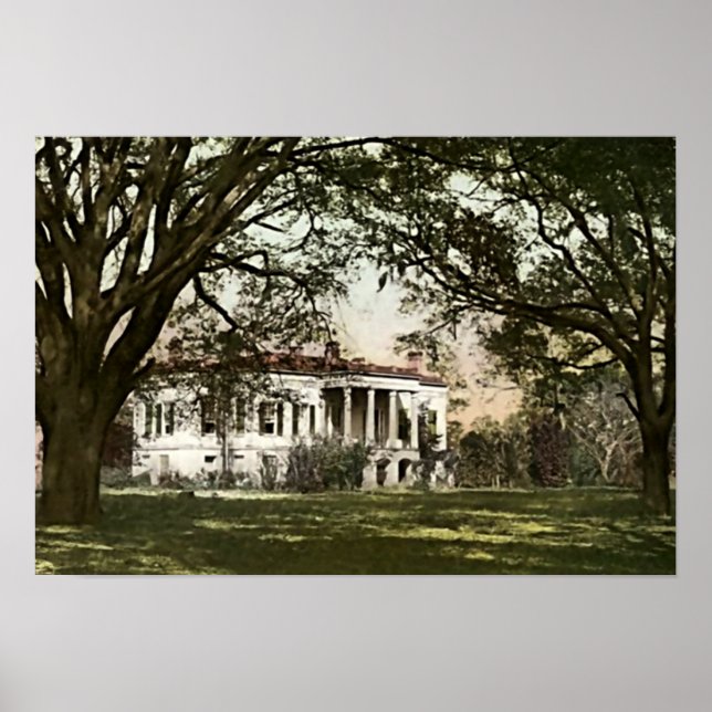 Savannah, Georgia Hermitage Plantation Poster (Front)