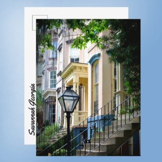 Savannah Georgia Historic Downtown Homes